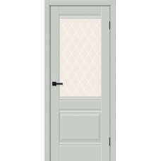 Прима-3 Grey Silk / White Сrystal