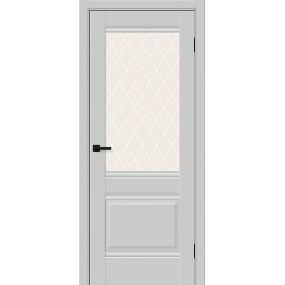 Прима-3 Grey Silk / White Сrystal