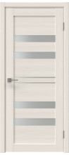 Межкомнатная дверь Модель 22 экошпон лиственница беленая, матовое стекло