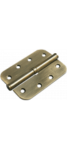 Петля MORELLI стальная разъёмная скругленная MSD-C 100X70X2.5 AB R Цвет - Античная бронза