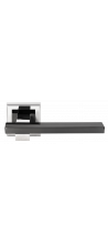 Дверные ручки Morelli SHAPE MH-38 SN/BN-S Цвет - Белый