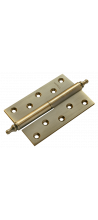 Петля MORELLI латунная разъёмная с короной MB 120X80X3.5 AB R C Цвет - Античная бронза
